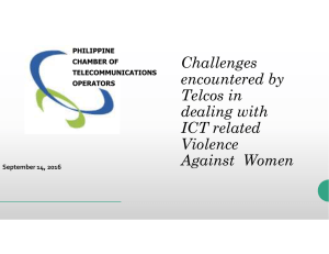 Challenges encountered by Telcos in dealing with ICT related