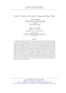 Kinetic Physics of the Solar Corona and Solar Wind | SpringerLink