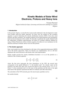 Kinetic Models of Solar Wind Electrons, Protons and Heavy