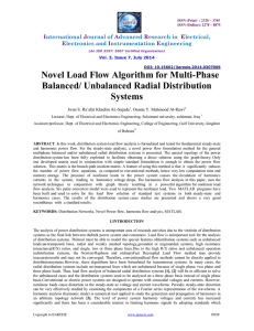 Novel Load Flow Algorithm for Multi