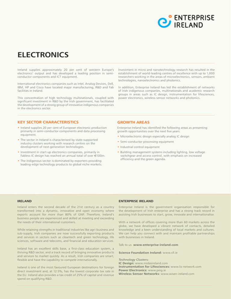 electronicS Enterprise Ireland