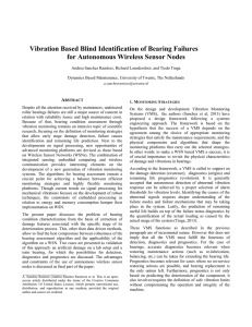 Vibration Based Blind Identification of Bearing Failures for
