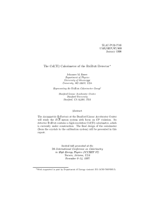 The CsI(Tl) Calorimeter of the BaBar Detector