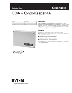 CK4A – ControlKeeper 4A
