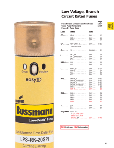 Bussmann Fuse/Fuseblock Catalog - Tri