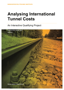 Analysing International Tunnel Costs