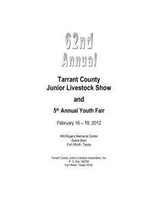 Tarrant County Junior Livestock Show and