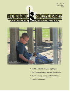 June/July 2012 - Kennel Spotlight