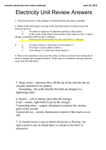 answers electricity unit review.notebook