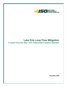 Lake Erie Loop Flow Mitigation