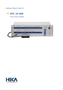 EPC 10 USB Manual - Warner Instruments