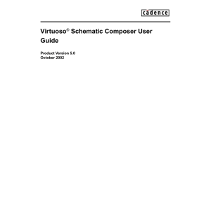 Virtuoso® Schematic Composer User Guide