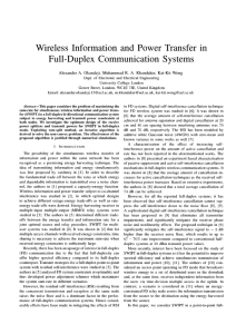 Wireless Information and Power Transfer in Full-Duplex