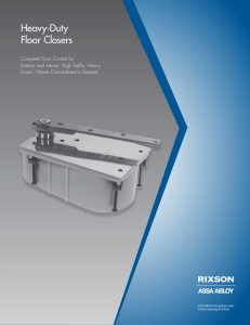 Heavy-Duty Floor Closers - Extranet