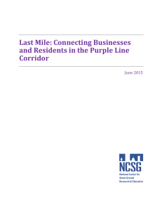 Last Mile: Connecting Businesses and Residents in the Purple Line