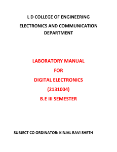 laboratory manual for digital electronics (2131004