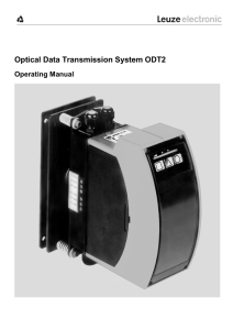 Optical Data Transmission System ODT2