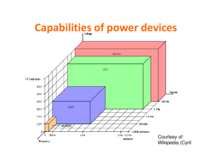 Capabilities of power devices