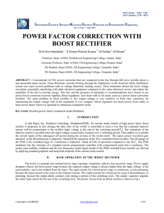 power factor correction with boost rectifier