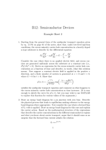 B12: Semiconductor Devices