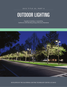 2013 Title 24, Part 6 Outdoor Lighting Guide