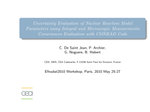 Uncertainty Evaluation of Nuclear Reaction Model Parameters using