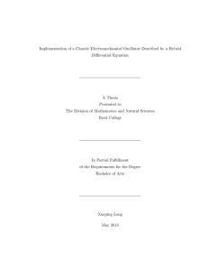 Implementation of a Chaotic Electromechanical