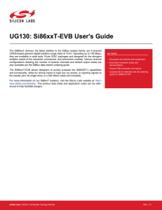 UG130: Si86xxT-EVB User`s Guide