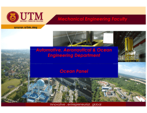 Mechanical Engineering Faculty g g y Automotive Aeronautical