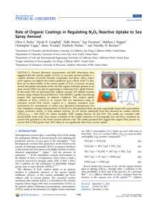 Role of Organic Coatings in Regulating N2O5 Reactive Uptake to