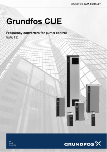 Grundfos CUE (Data booklet)