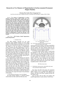 Research on Two Manners of Magnetization in Surface