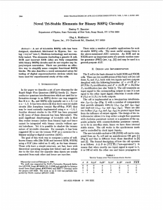 Novel tri-stable elements for binary RSFQ circuitry