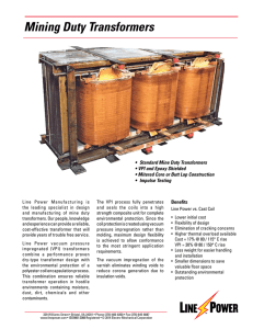 Mining Duty Transformers