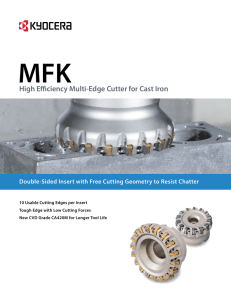 MFK Product Brochure - KYOCERA Precision Tools, Inc.