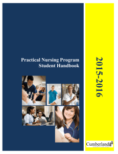 Practical Nursing Program Student Handbook