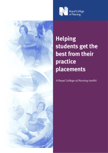Helping students get the best of their practice placement