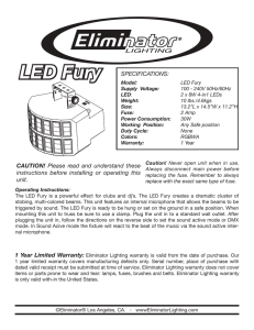 LED Fury - Eliminator Lighting