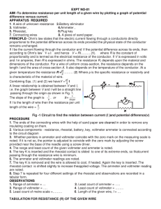 Physics Class XII Practical