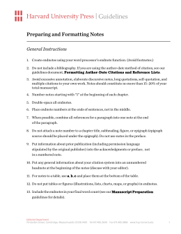 CASE STUDY REPORT FORMAT GUIDELINE