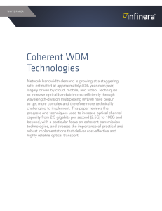 Coherent DWDM Technologies