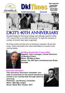 DkIT`s 40th Anniversary - Dundalk Institute of Technology