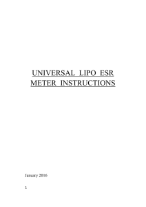 universal lipo esr meter instructions