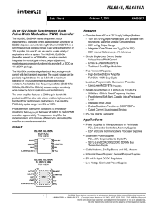 ISL6545, ISL6545A Datasheet