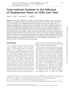 Cross-national Variation in the Influence of Employment Hours on