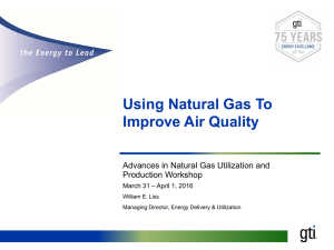 Using Natural Gas To Improve Air Quality
