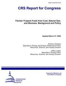 Fischer-Tropsch Fuels from Coal, Natural Gas, and