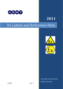 Ex Labels - Deebridge Electrical Engineers