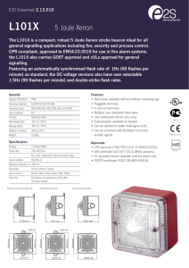 L101X 5 Joule Xenon