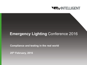 Emergency Lighting Conference 2016